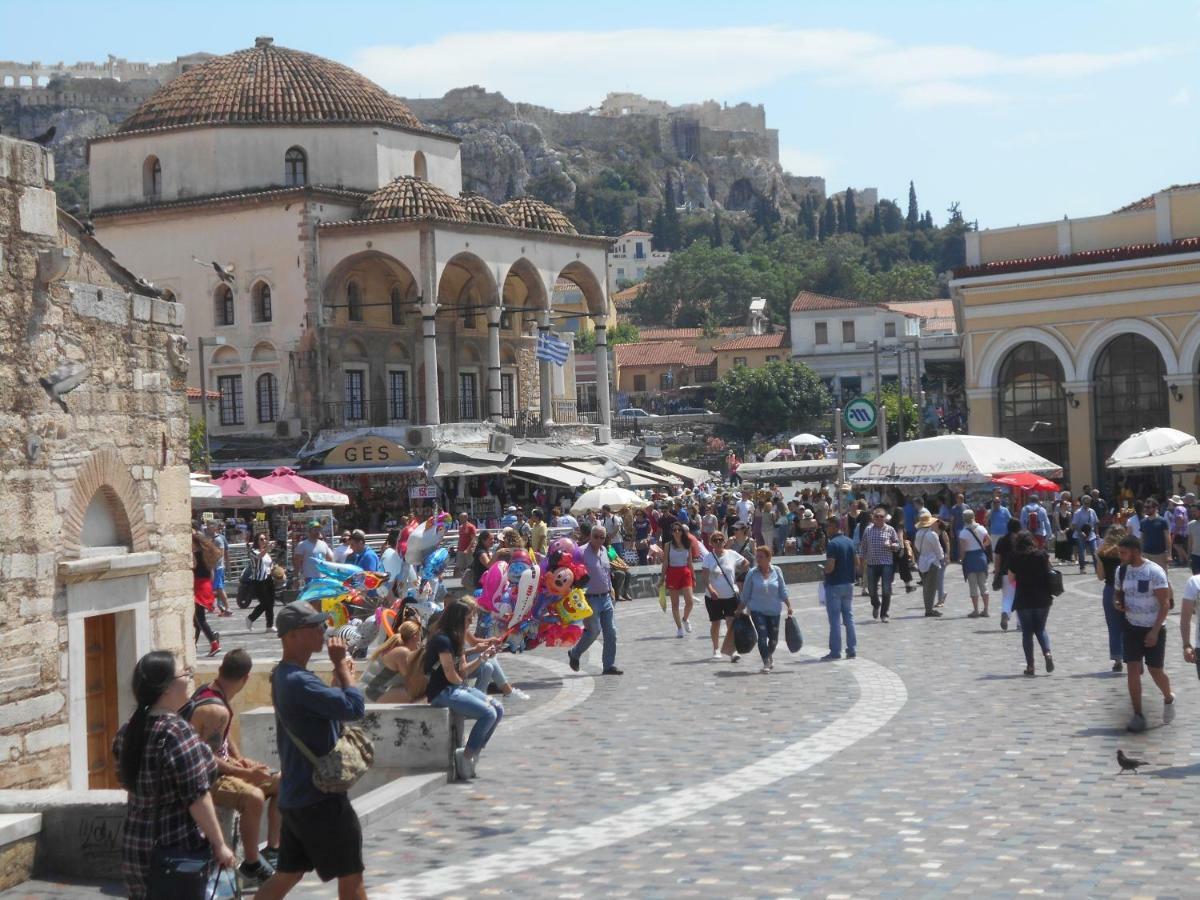 Monastiraki Flea Market & Metro Station Appartment Athena Bagian luar foto